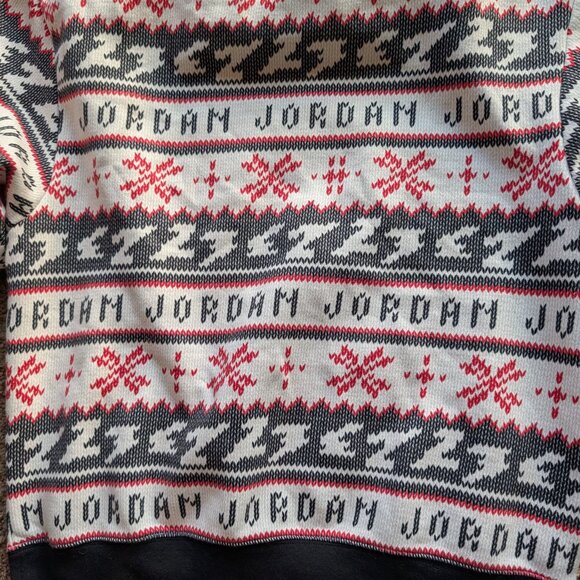NIKE AIR Jordan Holiday Christmas Sweater Size Large - Picture 4 of 4